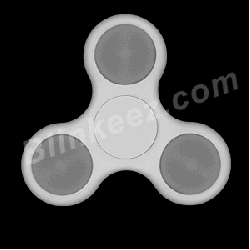 LED Fidget Spinner with Multicolor Flashing Lights